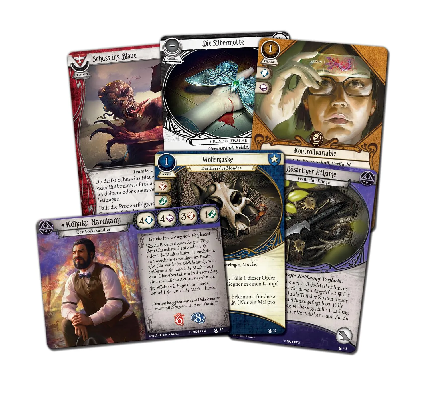 Fantasy Flight Arkham Horror LCG Hemlock Vale Ermittler