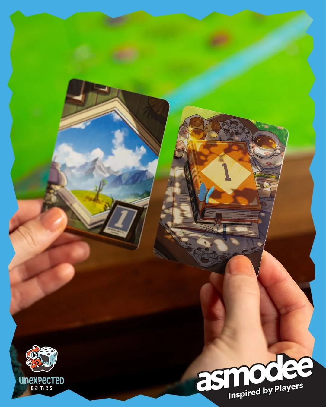 Asmodee Cozy Stickerville Familienspiel Deutsch ab 8 Jahren