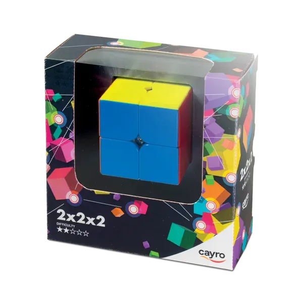 Cayro Cubo 2x2x2 Zauberwürfel Knobelspiel bunt