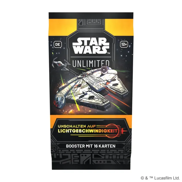 Asmodee Star Wars Unlimited Umschalten auf Lichtgeschwindigkeit Booster