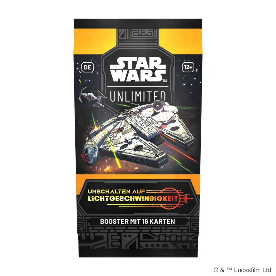 Asmodee Star Wars Unlimited Umschalten auf Lichtgeschwindigkeit Booster