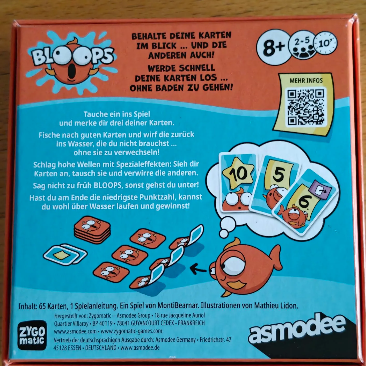 Space Cow Bloops Kartenspiel Familienspiel ab 8 Jahren Deutsch