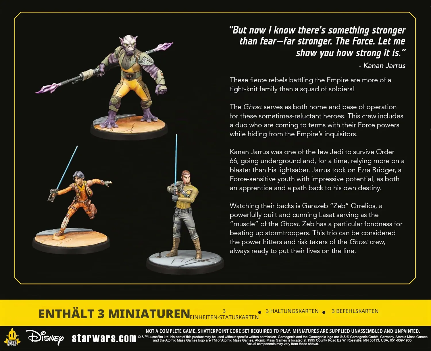 Star Wars Shatterpoint Stärker als Angst Squad Pack Erweiterung
