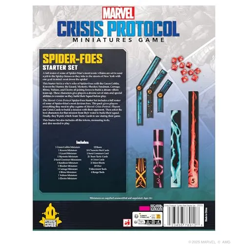 Asmodee Marvel Crisis Protocol Spider-Foes Starter Set EN
