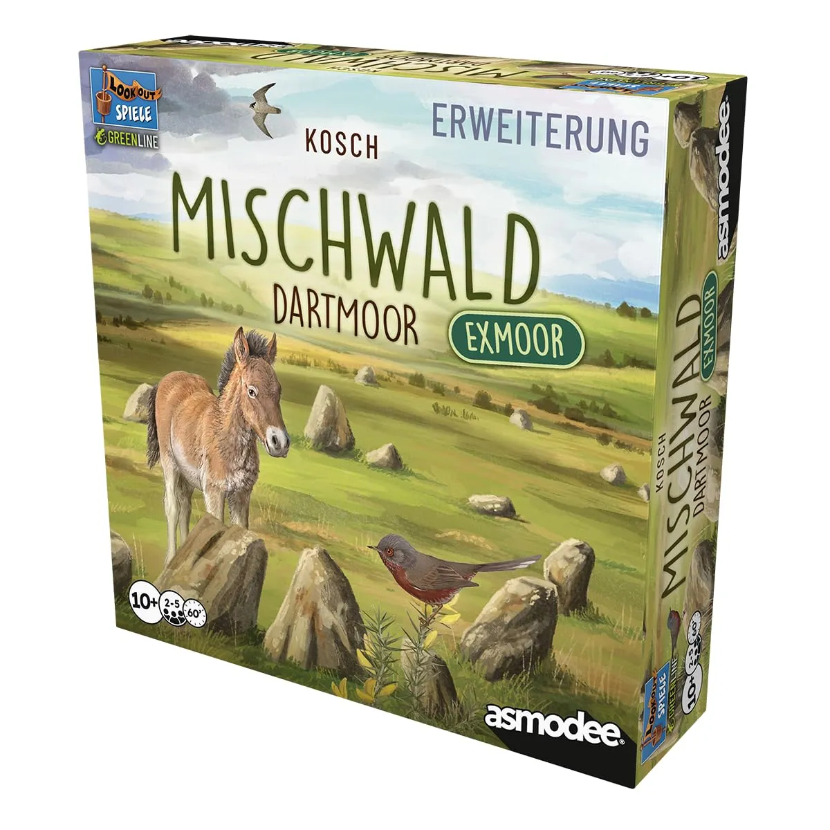 Asmodee Mischwald Dartmoor Exmoor Erweiterung 55 Karten Deutsch