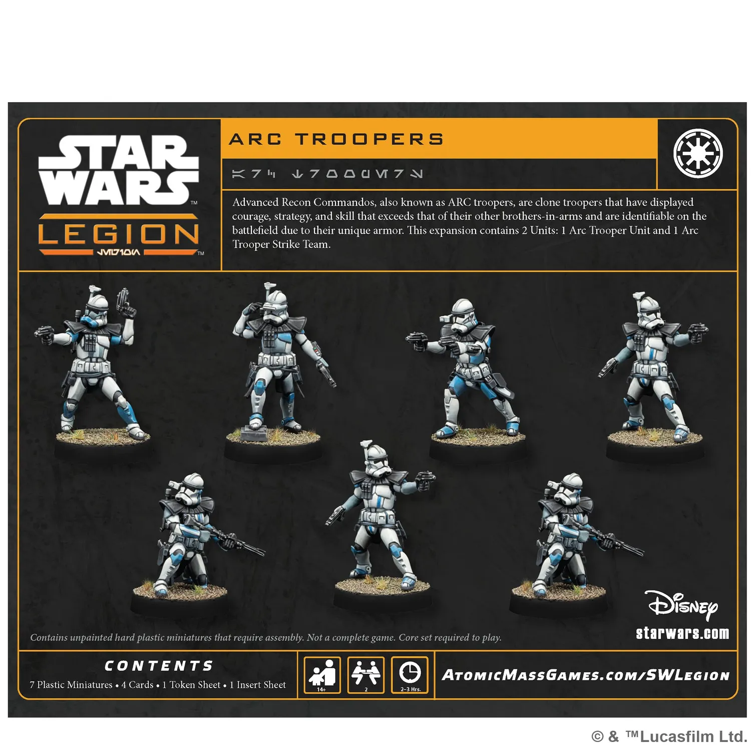 Asmodee Star Wars: Legion ARC Troopers Erweiterung Republik