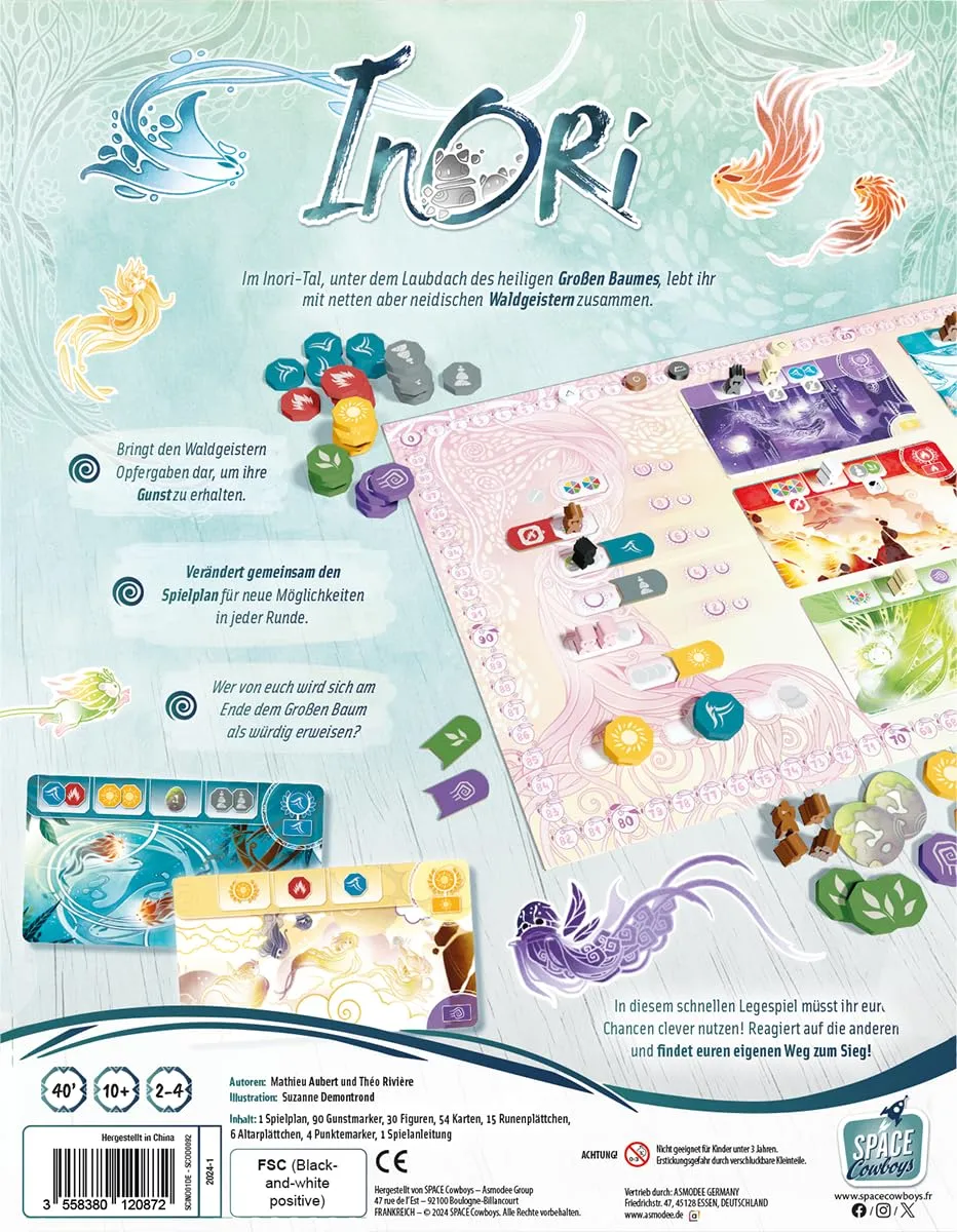 Space Cow Inori Brettspiel Deutsch 2-4 Spieler
