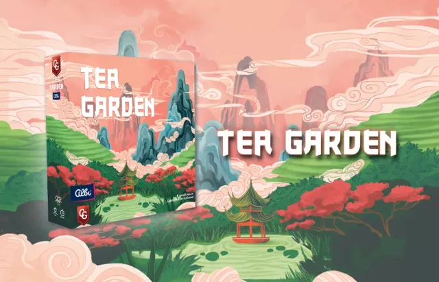 Capstone Tea Garden Brettspiel Deckbuilding Tee-Thema