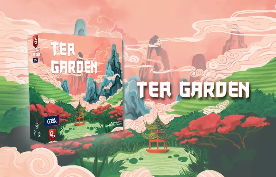 Capstone Tea Garden Brettspiel Deckbuilding Tee-Thema