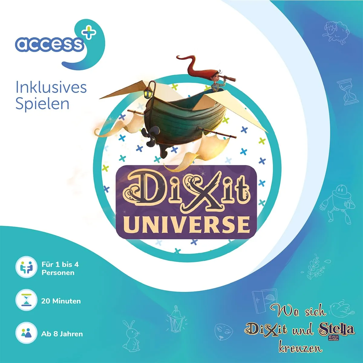 Dixit Universe Access+ Kartenspiel Deutsch barrierefrei