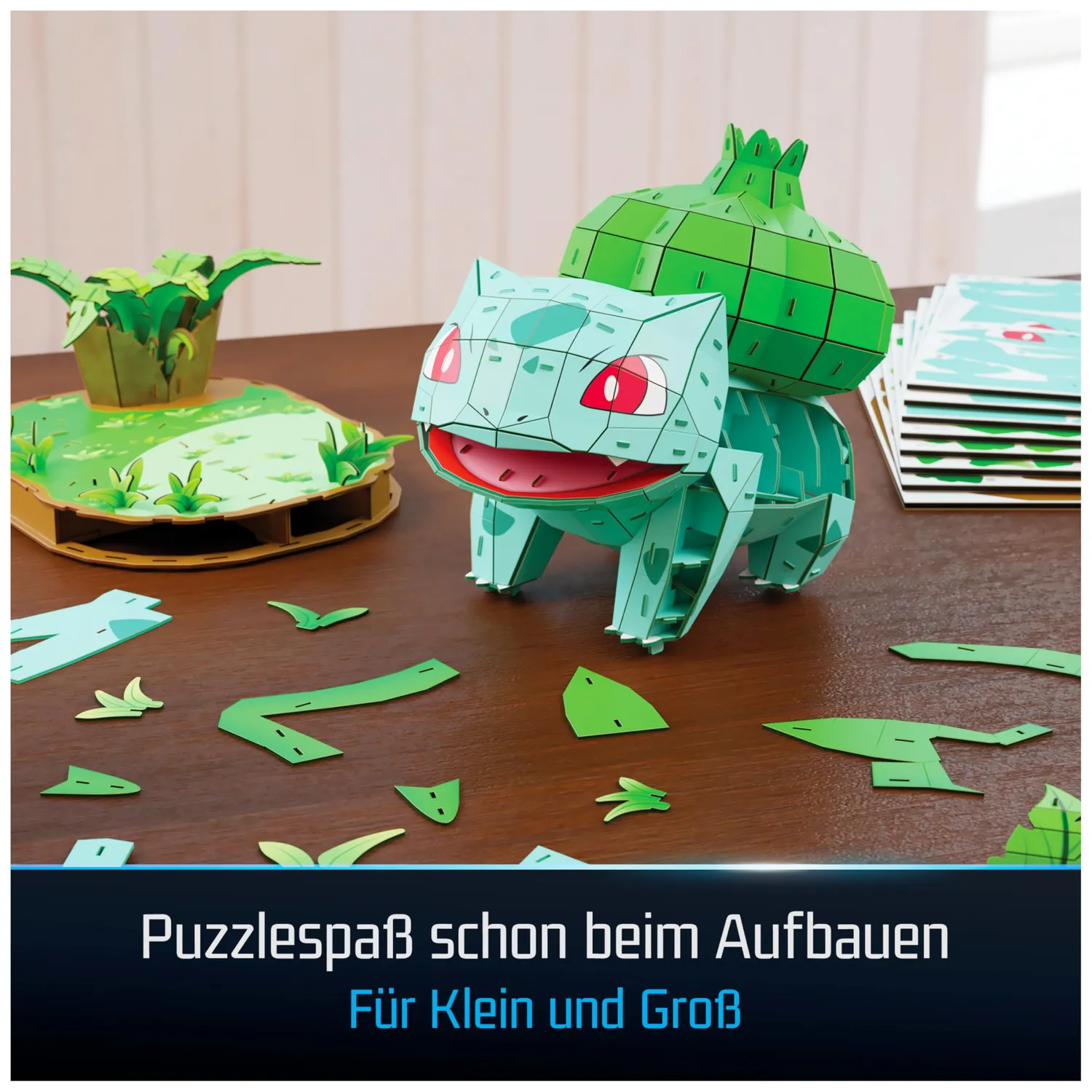 4D Build Pokémon Bisasam 3D-Puzzle 195 Teile ab 12 Jahren