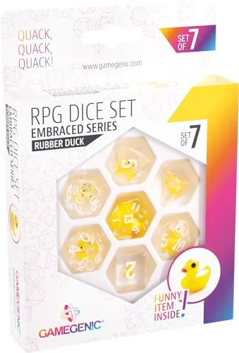 Gamegenic Embraced Rubber Duck RPG Würfelset 7-teilig