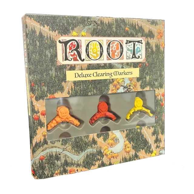 Leder Games Root Deluxe Clearing Marker Hasen-Set