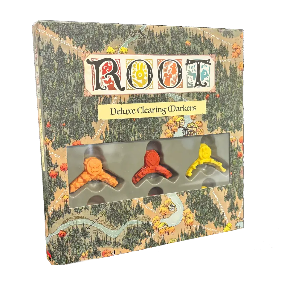 Leder Games Root Deluxe Clearing Marker Hasen-Set