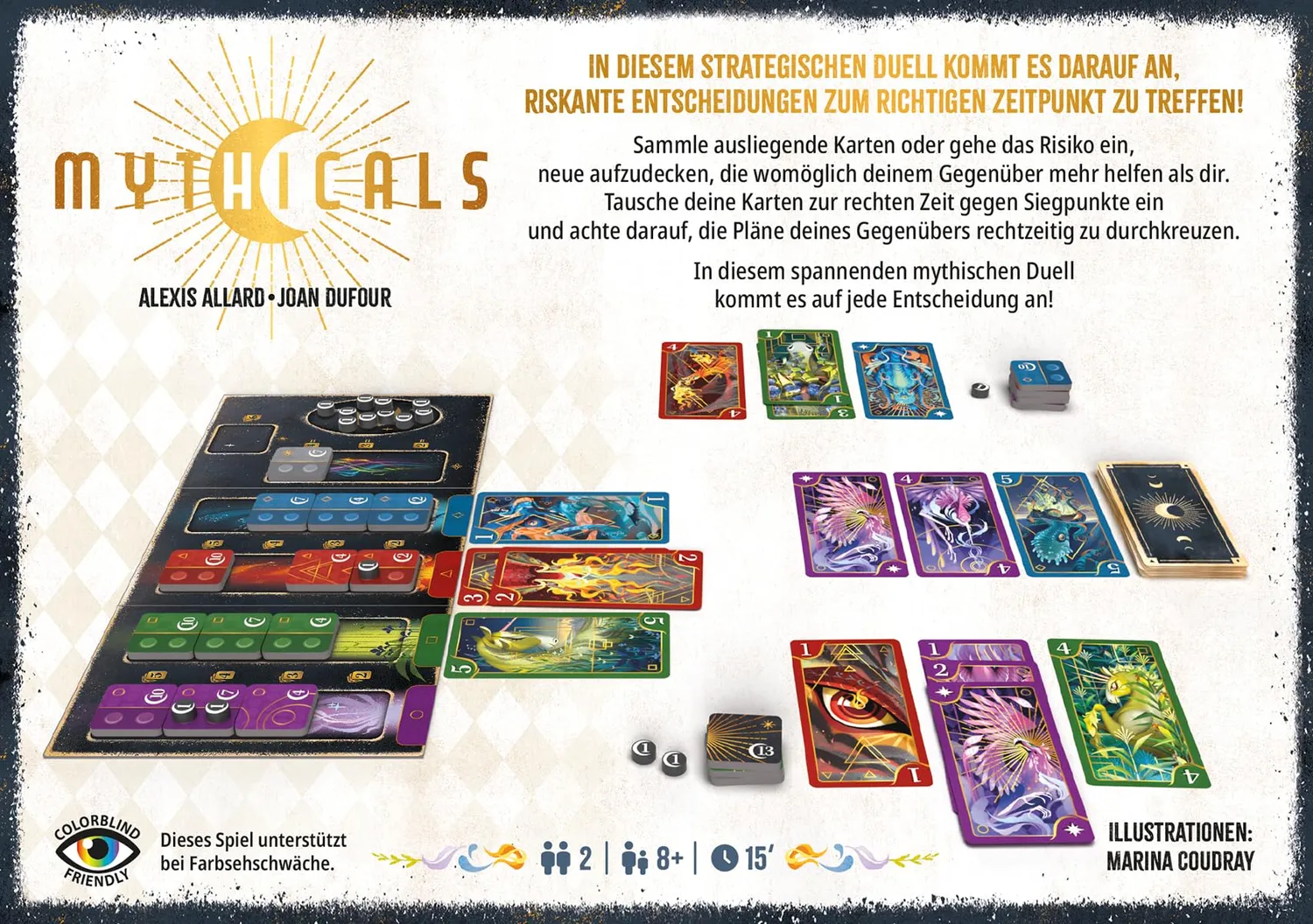 Repos Production Mythicals Kartenspiel Duell 2 Spieler
