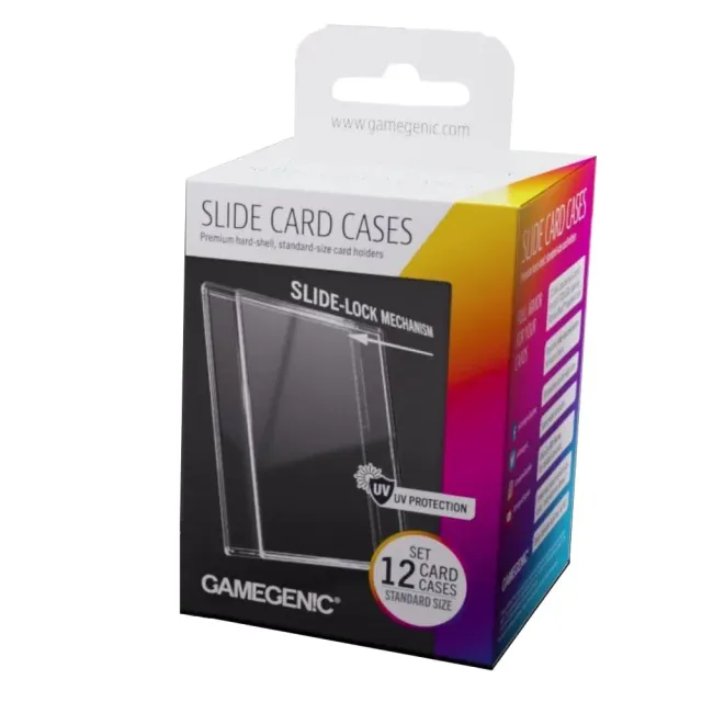 Gamegenic Slide Card Cases Hartschalen 12 Stück UV-Schutz
