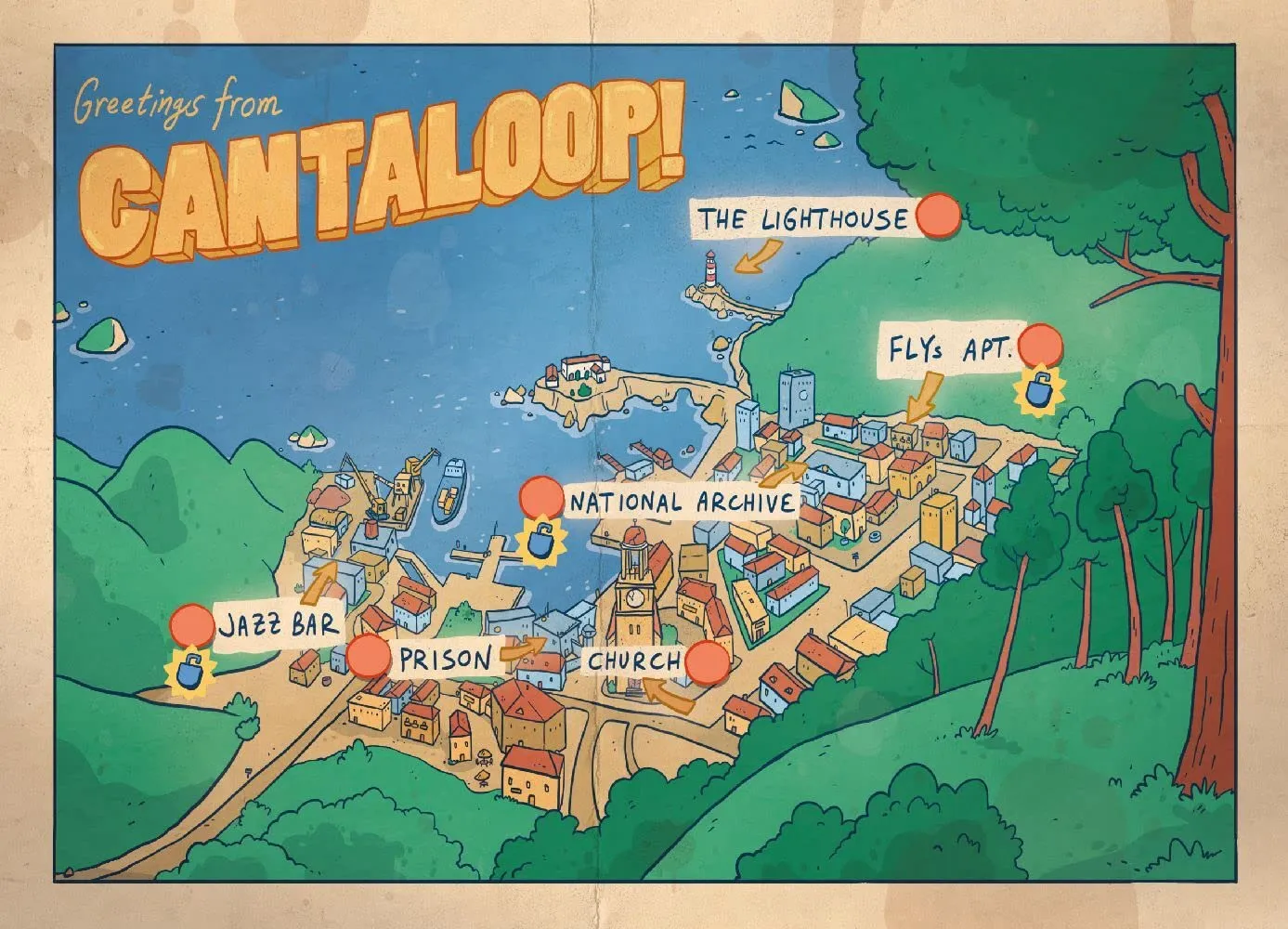 Lookout Cantaloop Buch 1 Einbruch in den Knast Rätselspiel
