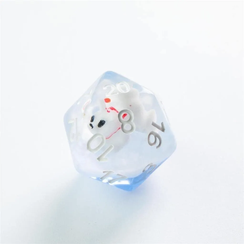 Gamegenic Embraced Polar Bear Würfelset 7-teilig Resin