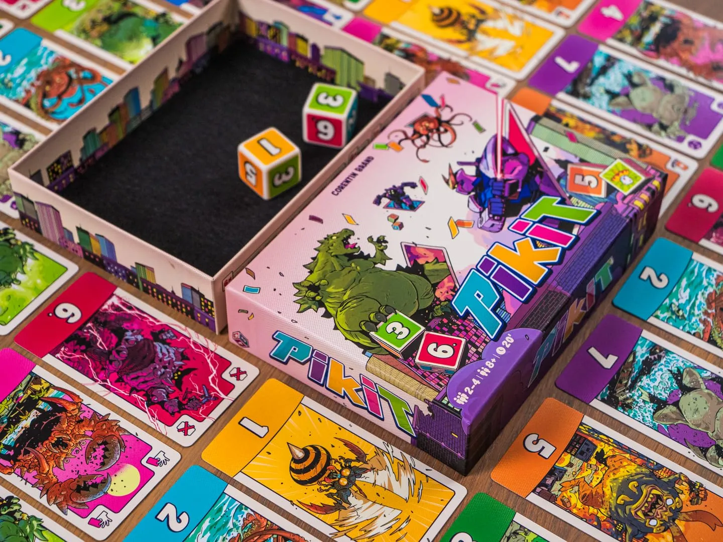 Repos Production Pikit Kartenspiel Deutsch Kaijü-Würfelspiel