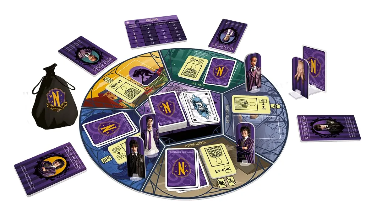Asmodee Wednesday Strategisches Familienspiel Deutsch kooperativ