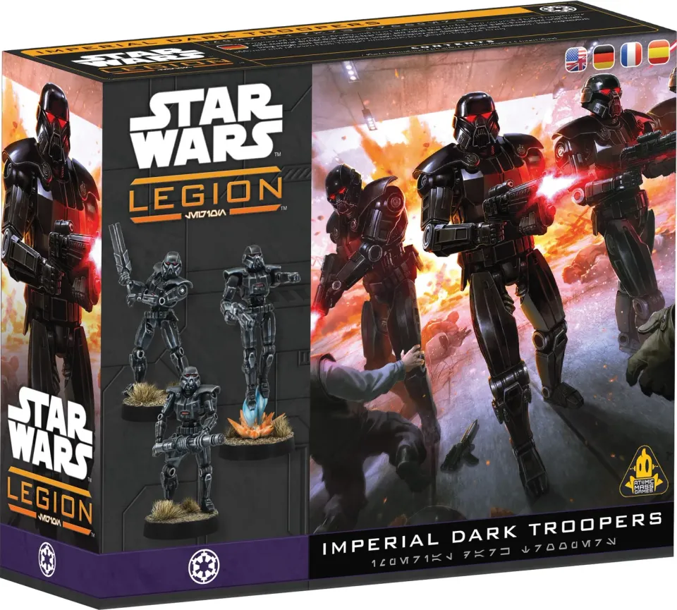 Asmodee Star Wars Legion Imperial Dark Troopers Erweiterung Deutsch