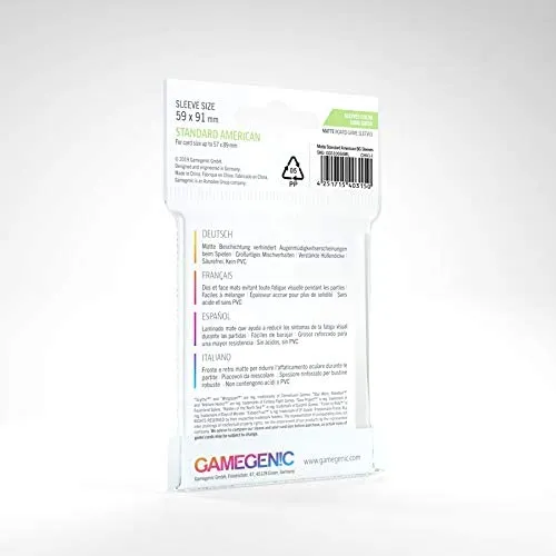 Gamegenic Matte Standard Kartenhüllen American 40-90 Stück