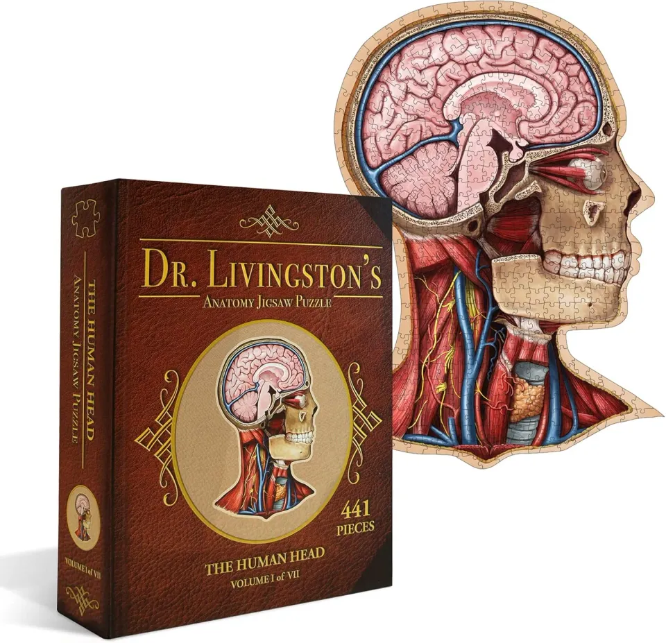 Genius Games Dr. Livingston Human Head Puzzle 441 Teile