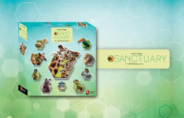 Capstone Games Sanctuary Ark Nova Brettspiel Zoospiel