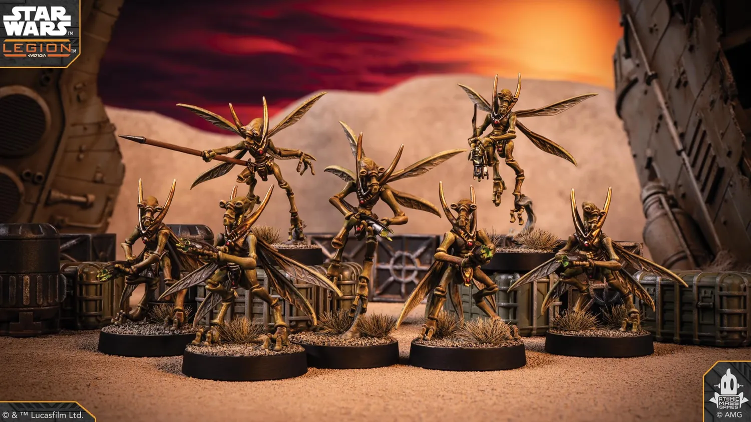 Asmodee Star Wars: Legion Geonosian Warriors Erweiterung Separatisten
