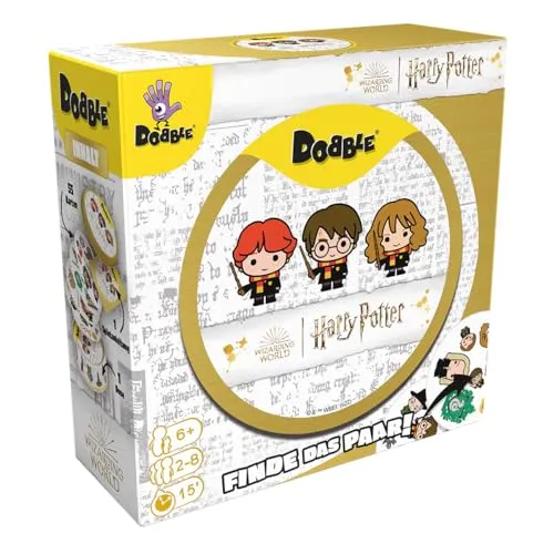 Dobble Harry Potter Eco Sleeve Kartenspiel Hogwarts Edition