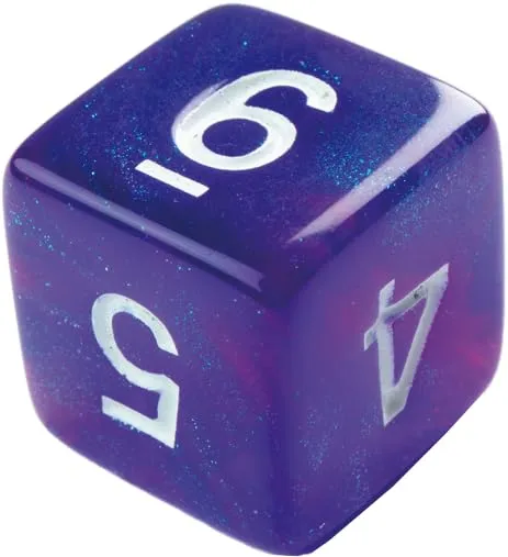 Gamegenic Galaxy Series Moon D6 Würfelset 16 mm 12 Würfel